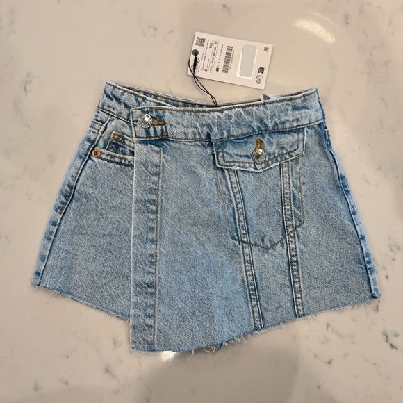 Zara Other - Zara Light Blue Denim Skort